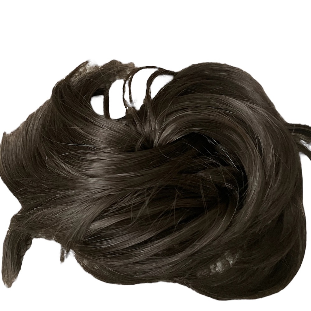 NWOT Extension Bun Wig Hair Attachment Dark Brown Hair